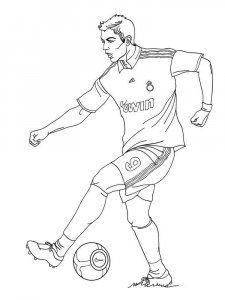 Soccer Player coloring page 12 - Free printable