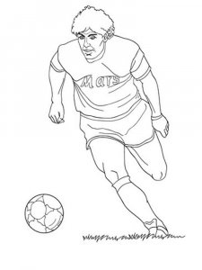 Soccer Player coloring page 13 - Free printable