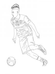 Soccer Player coloring page 14 - Free printable