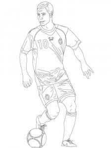 Soccer Player coloring page 15 - Free printable