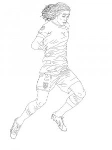 Soccer Player coloring page 16 - Free printable