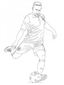Soccer Player coloring page 17 - Free printable