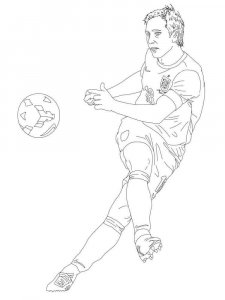 Soccer Player coloring page 18 - Free printable