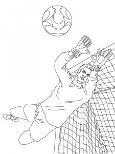 Soccer Player coloring page 19 - Free printable