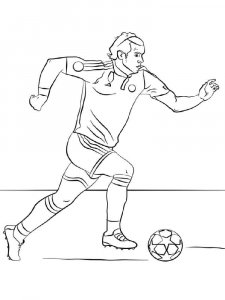 Soccer Player coloring page 20 - Free printable
