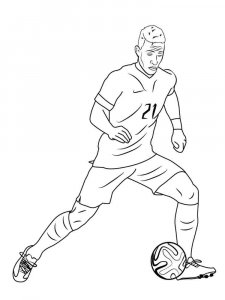 Soccer Player coloring page 21 - Free printable