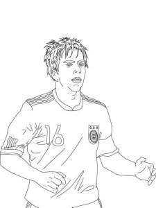 Soccer Player coloring page 24 - Free printable