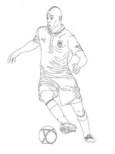 Soccer Player coloring page 25 - Free printable