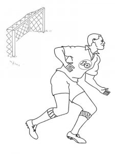 Soccer Player coloring page 26 - Free printable