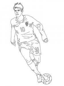 Soccer Player coloring page 7 - Free printable