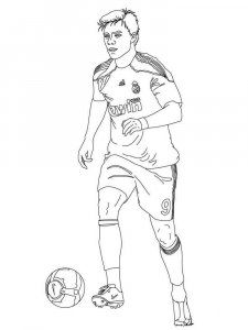 Soccer Player coloring page 8 - Free printable