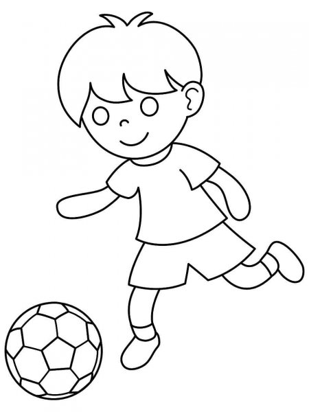 Soccer Player coloring pages