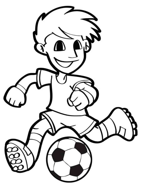 Soccer Player coloring pages