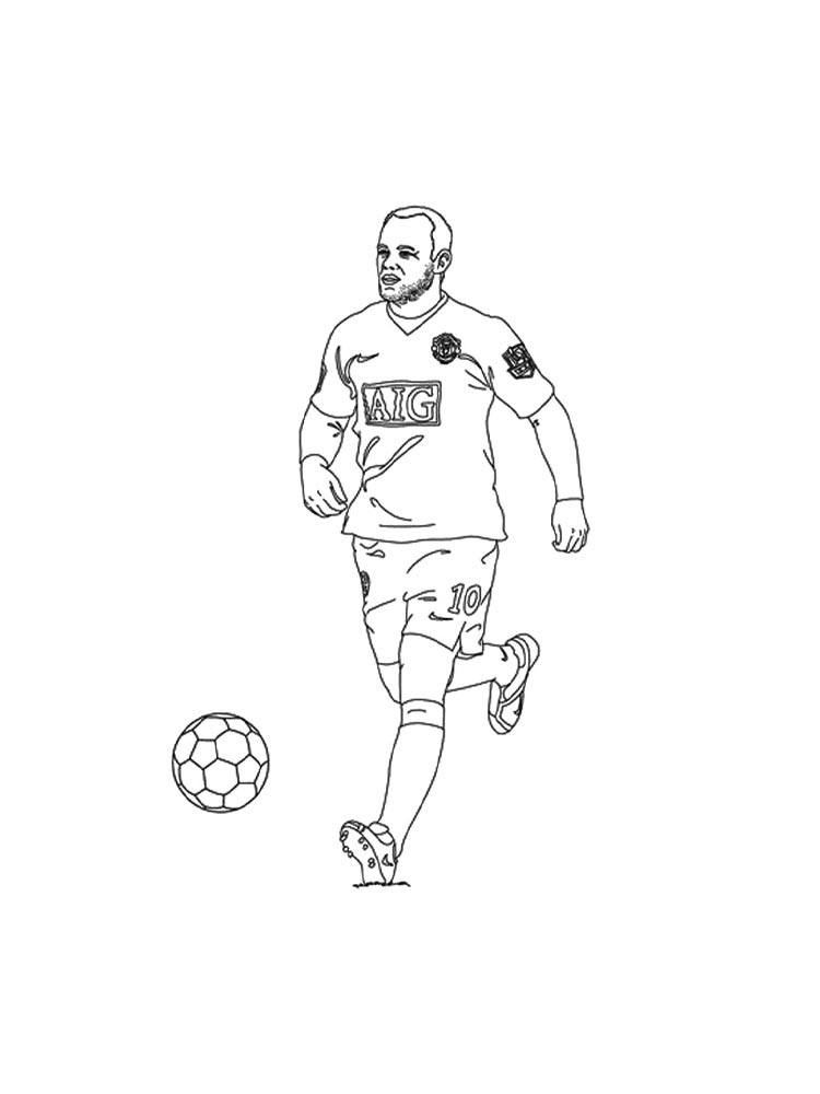 Soccer Player Coloring Pages Free Printable Soccer Player Coloring Pages 