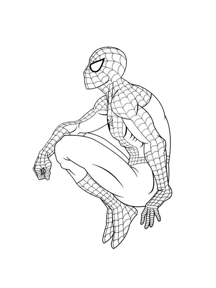 Spider man coloring pages. Download and print Spider man coloring pages