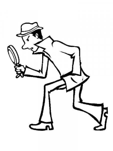 Spy coloring pages