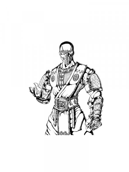 Sub Zero coloring pages