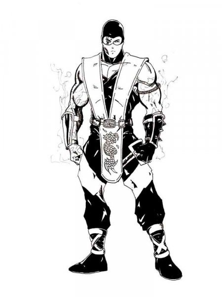 Sub Zero coloring pages