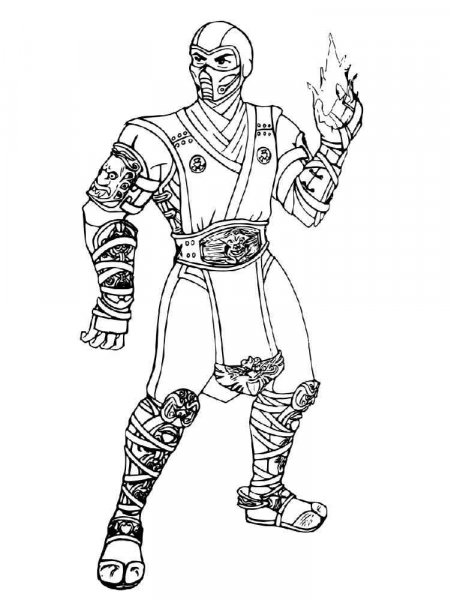 Sub Zero coloring pages