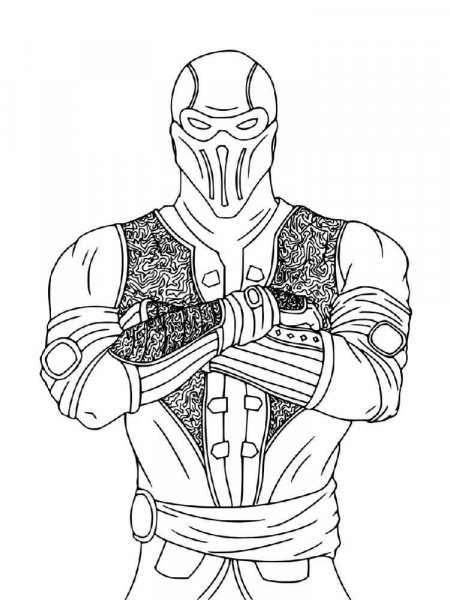 Sub Zero coloring pages