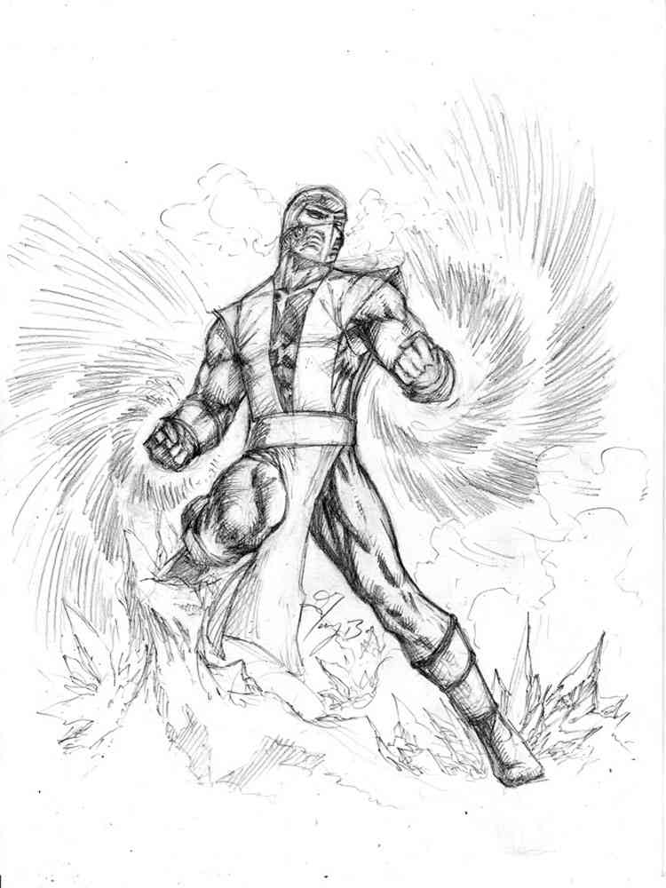 Sub Zero Coloring Pages Free Printable Sub Zero Coloring Pages