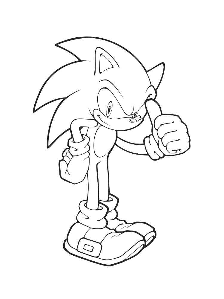 Sonic the Hedgehog coloring pages