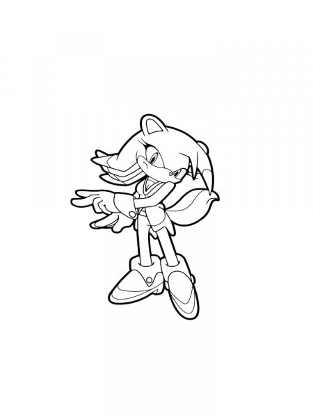 Super Sonic coloring pages