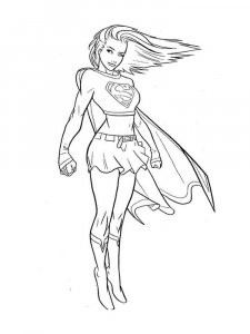 Superhero coloring page 51 - Free printable