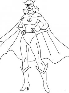 Superhero coloring page 16 - Free printable