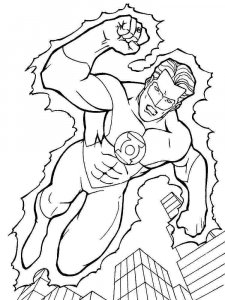 Superhero coloring page 18 - Free printable