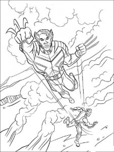 Superhero coloring page 9 - Free printable