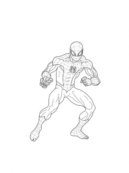 Superheroes coloring pages