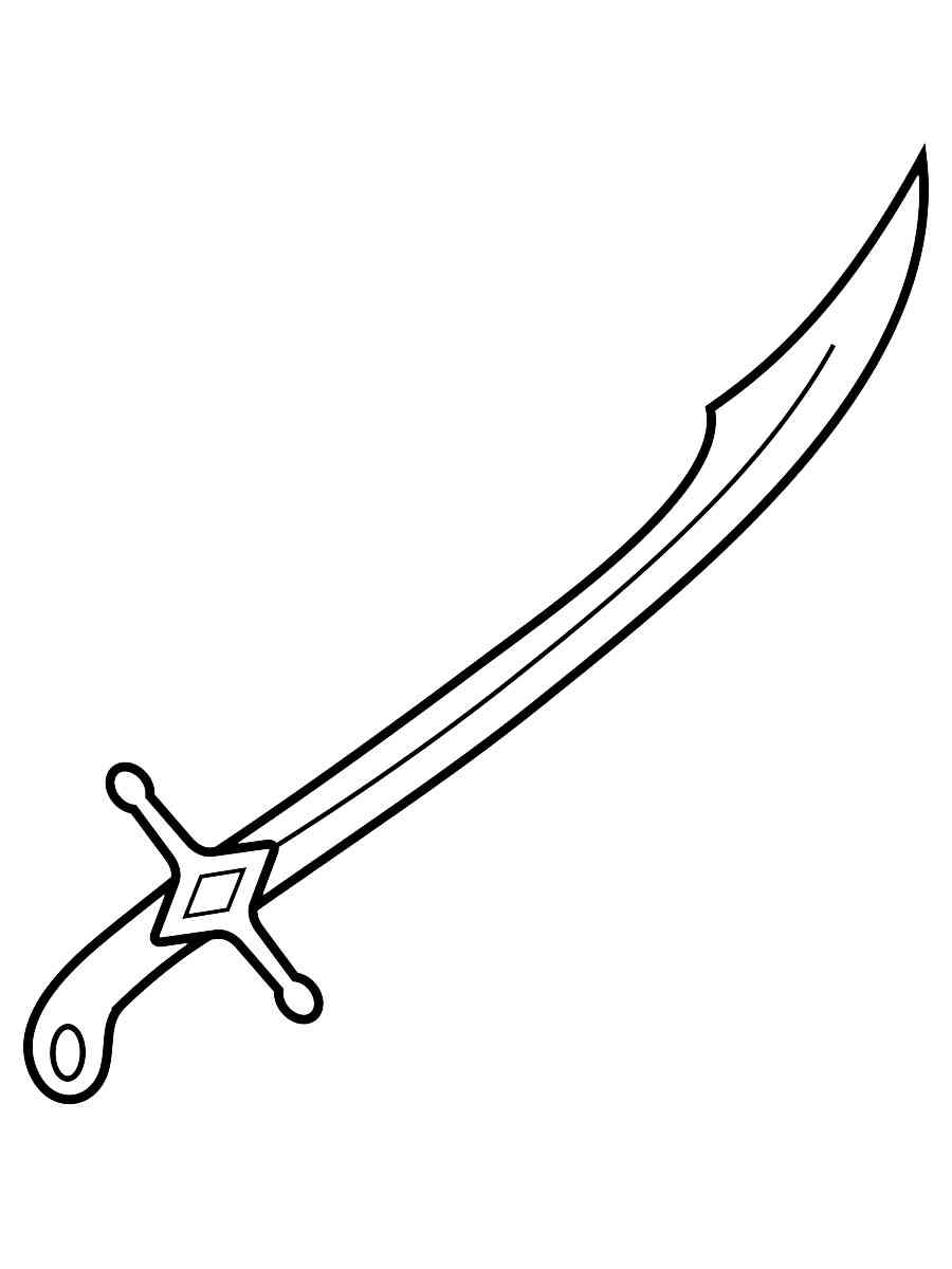 Sword coloring pages. Free Printable Sword coloring pages.