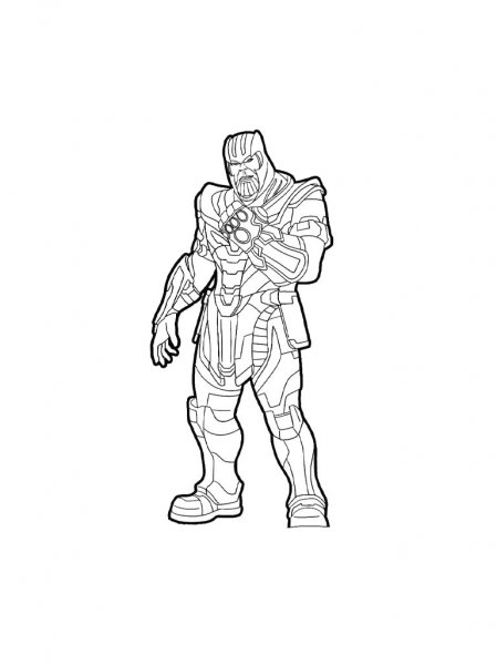 Thanos coloring pages