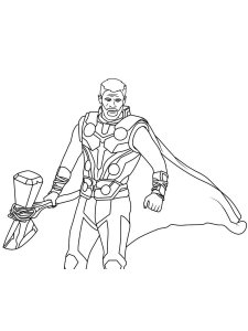 Thor coloring page 26 - Free printable