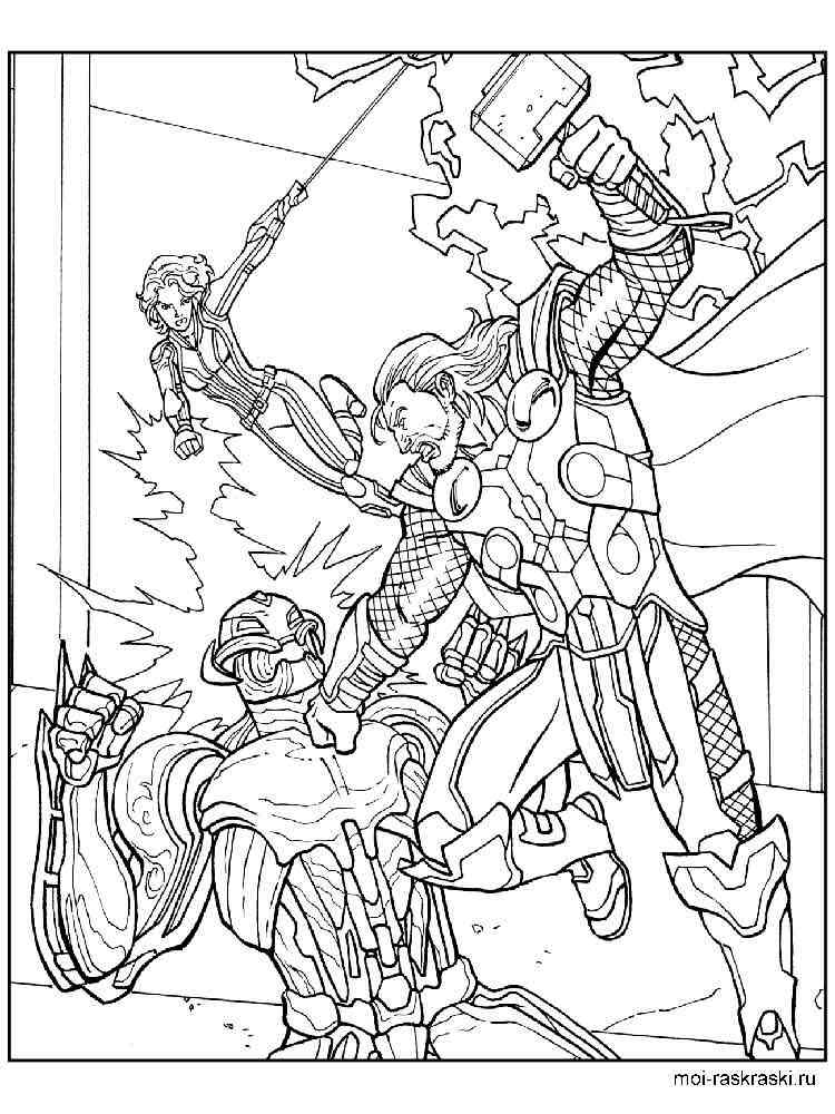 Thor coloring pages. Free Printable Thor coloring pages.