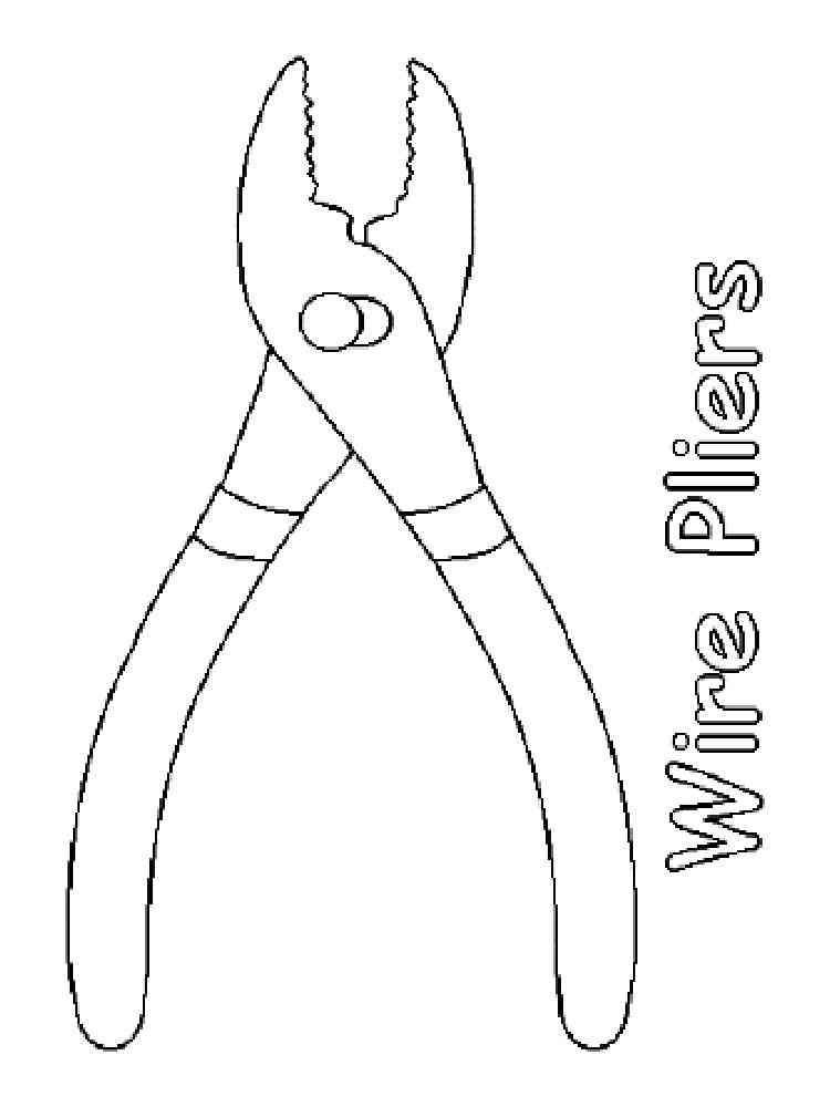 Printable Tools Coloring Pages