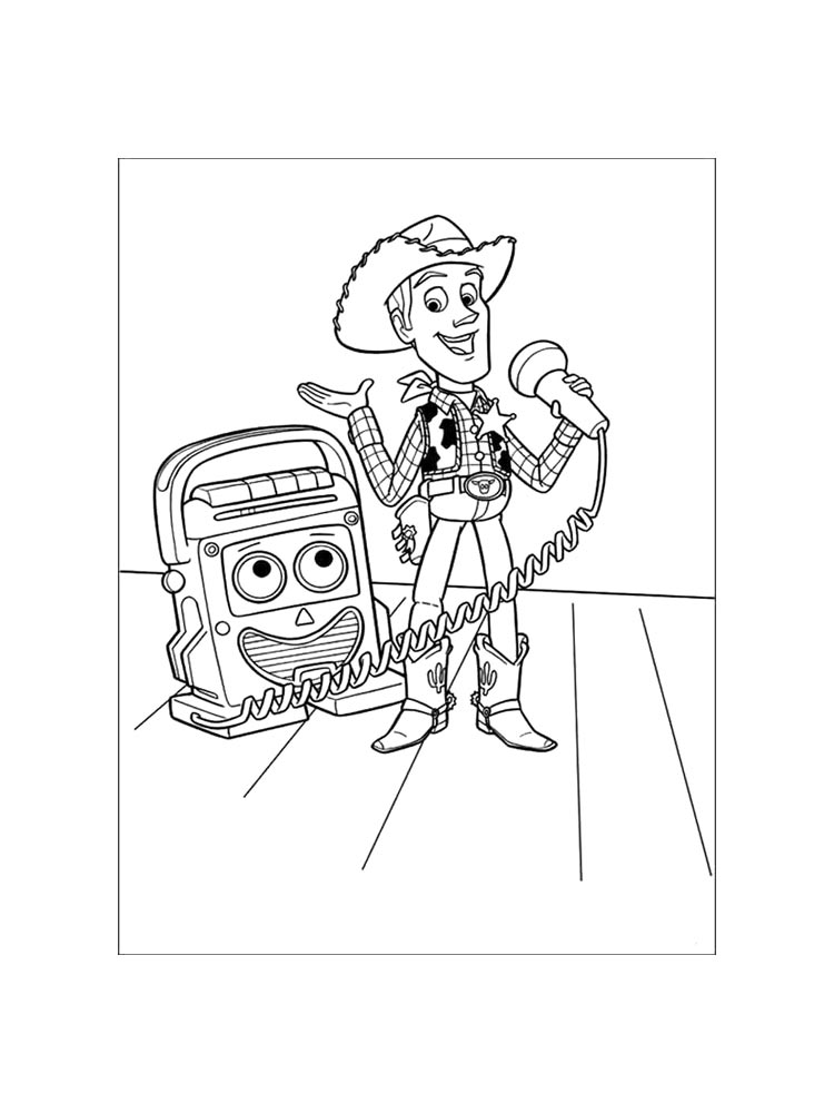 Free printable Toy story coloring pages.