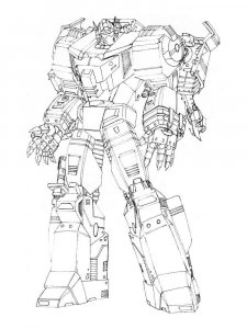Transformers coloring page 70 - Free printable