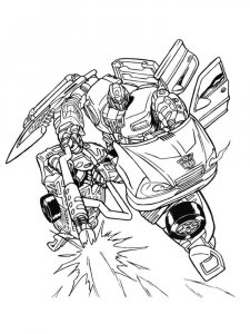 Transformers coloring page 73 - Free printable