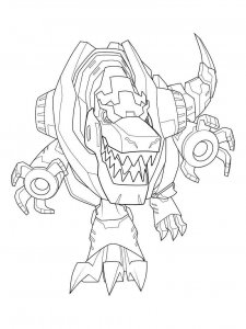 Transformers coloring page 82 - Free printable