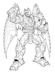 Transformers coloring page 56 - Free printable