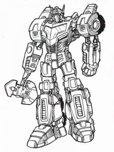 Transformers coloring page 83 - Free printable