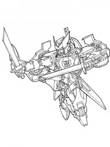 Transformers coloring page 87 - Free printable