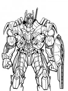 Transformers coloring page 88 - Free printable