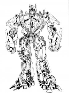 Transformers coloring page 92 - Free printable