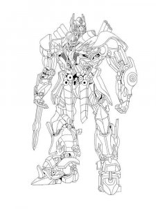 Transformers coloring page 93 - Free printable