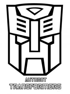 Transformers coloring page 1 - Free printable