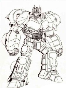 Transformers coloring page 16 - Free printable
