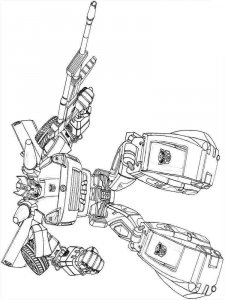 Transformers coloring page 2 - Free printable